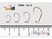 Крючки Dream Fish Corn 609-G, кор. 500 шт.